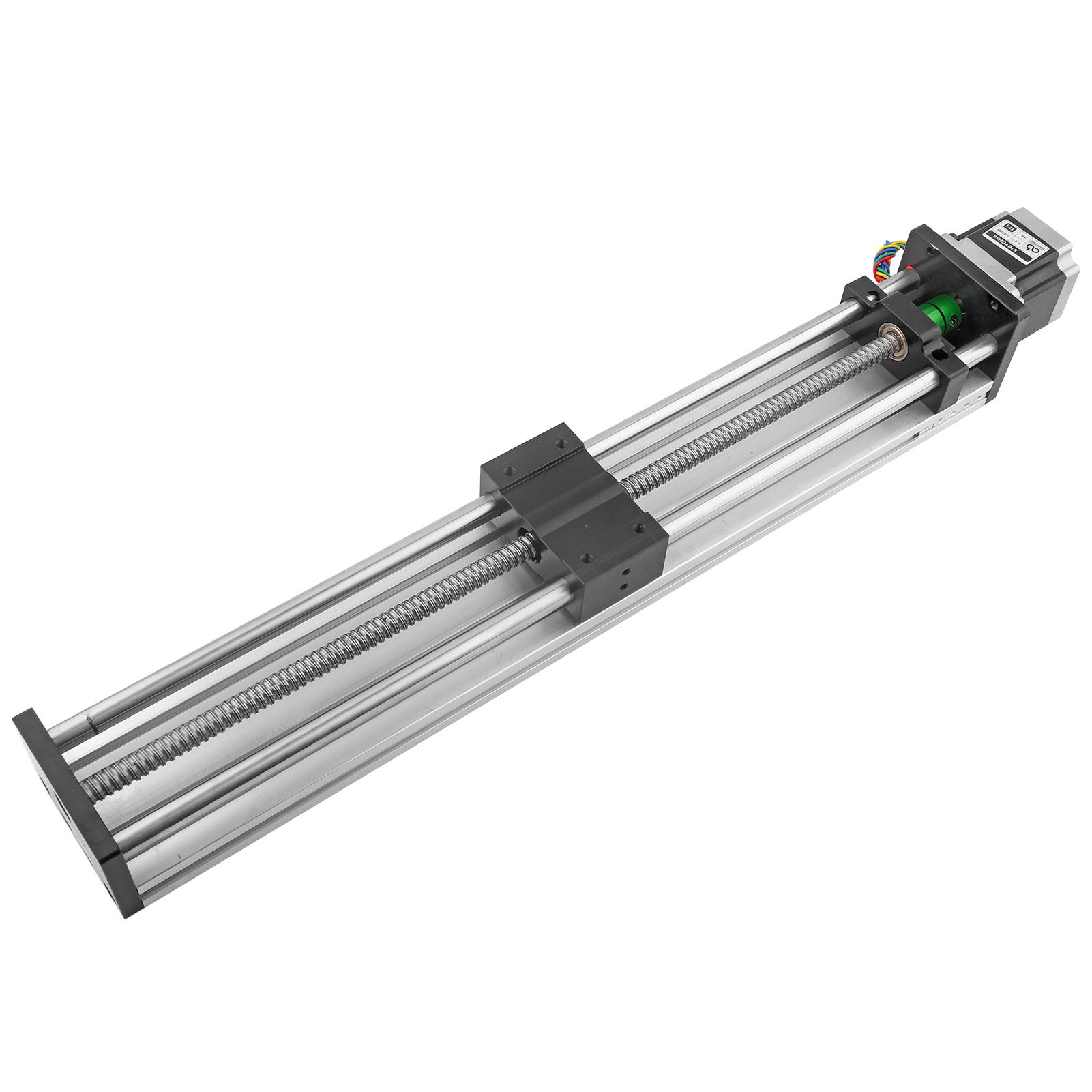 Tavola Scorrevole a Binario Guida Lineare con Corsa 400mm con Motore Stepper Nema17 42 (Vite a ricircolo di sfere 1204)