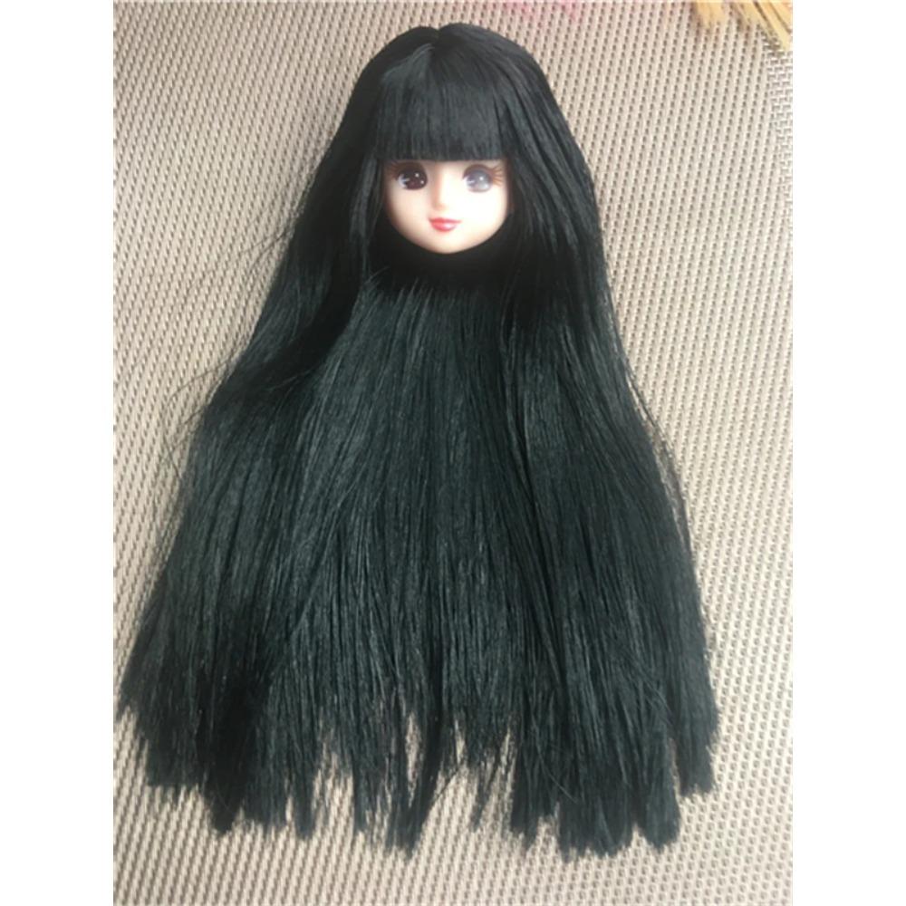 New Anime Figure Doll Blyth Licca Head Plant Hair Braid BOBO Blue Hair Toy Cartoon Doll Girls DIY Dressing Hair Toys Collections