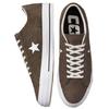 Converse One Star Pro Pro Non-Slip and Abrasion Resistant Low-Top Board Shoes Unisex Brown and White