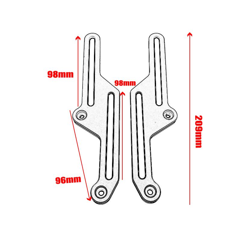 For YAMAHA TENERE 700 T700 Windscreen Adjusters T 700 Tenere700 T7 2019 2020 2021 Motorcycle Adjustable Windscreen Wind Bracket