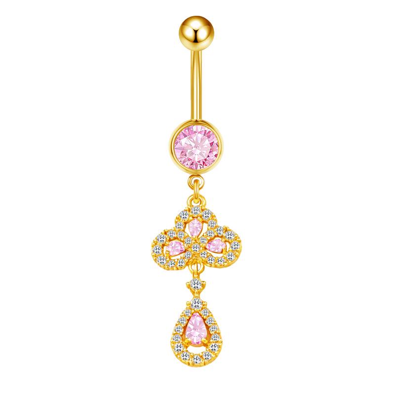 Gaibei Heart & Moon Fashion Navel Ring