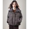 TERRE BLEUE Women's Padded Lapel Jacket