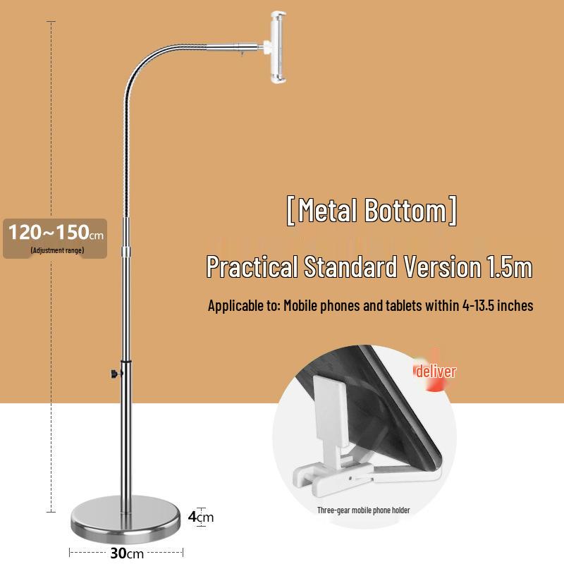 Adjustable Bedside Phone & Tablet Stand for Streaming and Viewing