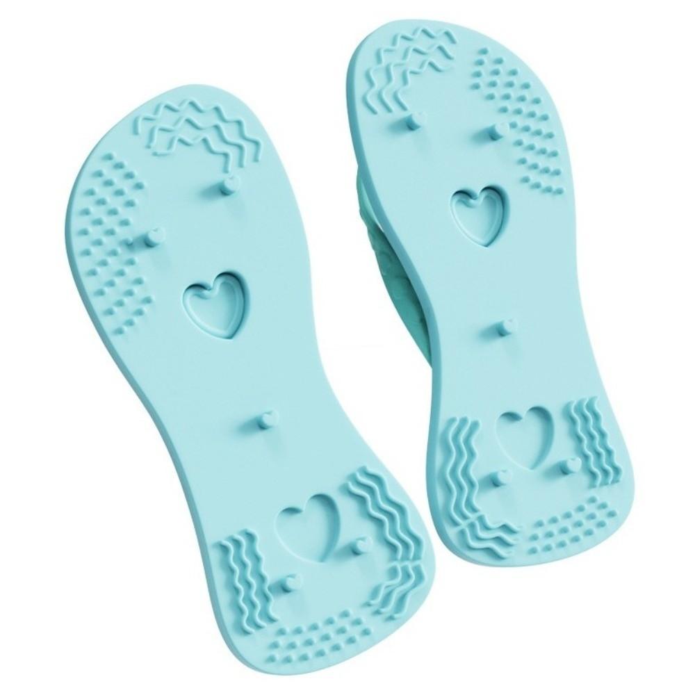 New Silicone Puppy Teething Toy Dental Health Anti-slip Texture Dog Chewing Toy Pink Blue Slippers Shaped Toy Boredom Relief