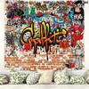 Hip pop Wall Tapestry Aesthetic Wall Hanging Printed Fabric Blanket Decorative Tapestries for Bedroom Living Room Home Decor