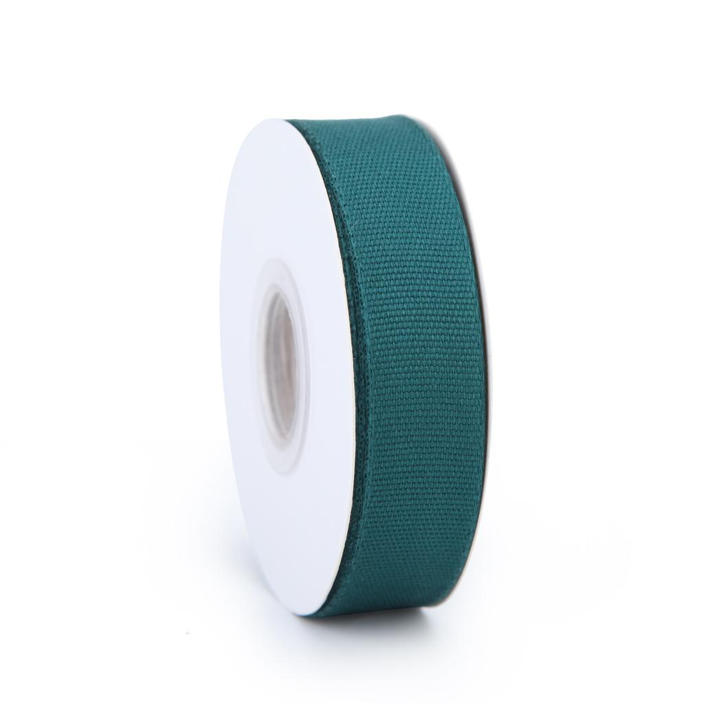 5/8 Inch Eco-Friendly Poly-Cotton Ribbon Recycled Biodegradable Ribbons for Gift Wrapping and Shopping Bag