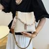 New Casual Women's Bag Fashion Retro Personality Messenger Bag Silk Scarf Portable Bucket Women