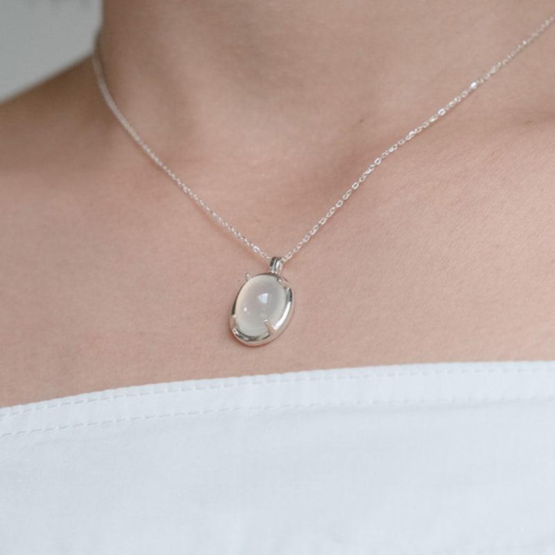 Eveningbell [silver925] Moonstone Necklace