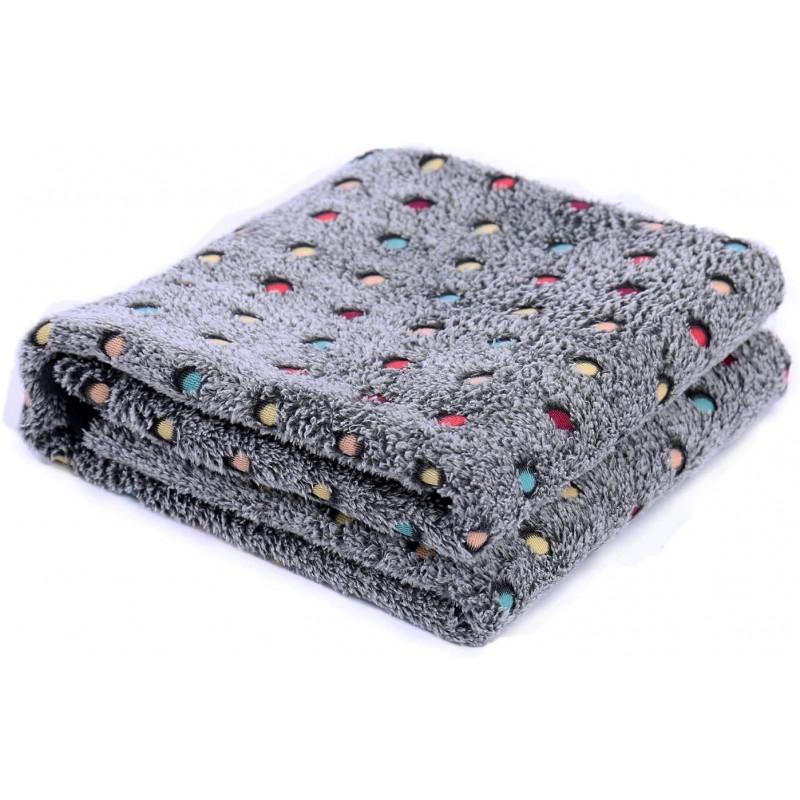 Soft Coral Fleece Pet Blanket Dogs Cats Warm Bed Mat Cozy Sleeping Pad