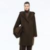 JNBY Women's 2025 Winter Wool & Cashmere Blend Hooded Coat