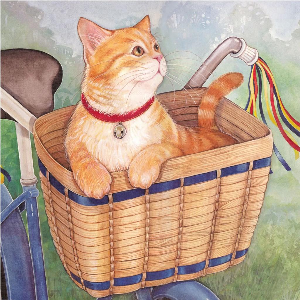 Cute Kitten Pillowcase Funny Cat Painting Throw for Bed Sofa Living Room