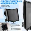 Electric Bike Front License Plate For Surron S X Motorcycle Accessories Number Plate For Stark Varg Talaria Sting Q20 Dirt EBike