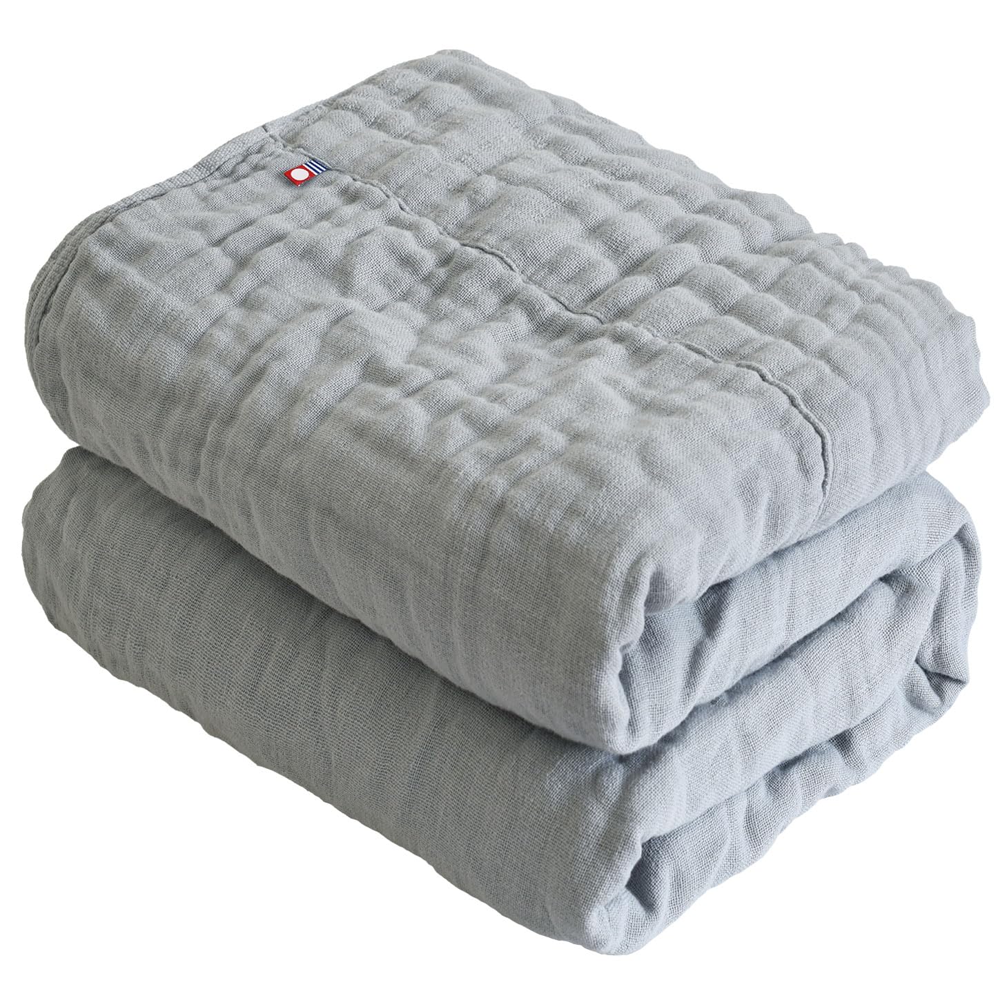 

Прозрачное сертифицированное полотенце Имабари из марли «Грецкий орех», одинарное, 140 см x Приблизительный размер одеяла из марли. 190см, Мягкий, Япония, 100% хлопок, Трехслойный (Серый) серый