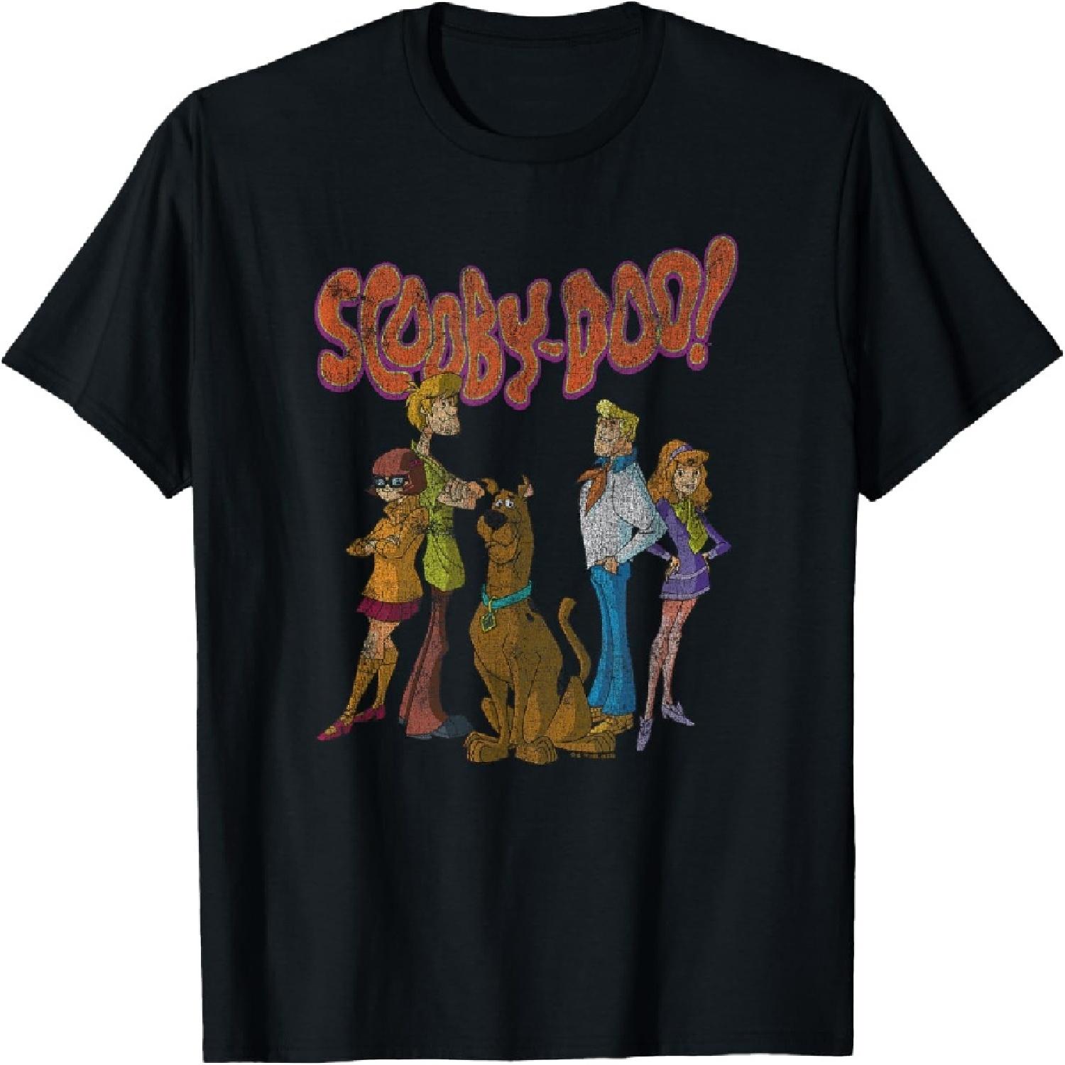 

Scooby-Doo Vintage Group Poster T-Shirt XXXXXL різнокольоровий