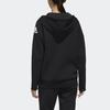 Adidas Htt Stretch Solid Color Casual Sports Hoodie Women Jacket Black EH3881