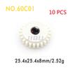 MOC Bricks Technical Gear Series Worm Rack Box Differential Compatible All Brand Car ModelBuilding Blocks Bulk Replace Parts Toy