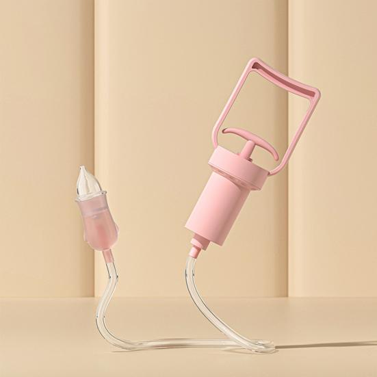 Silicone Nasal Aspirator Nose Cleaner Compact Design Portable User-friendly Suction Pump Manual Nasal Aspirator for Kids