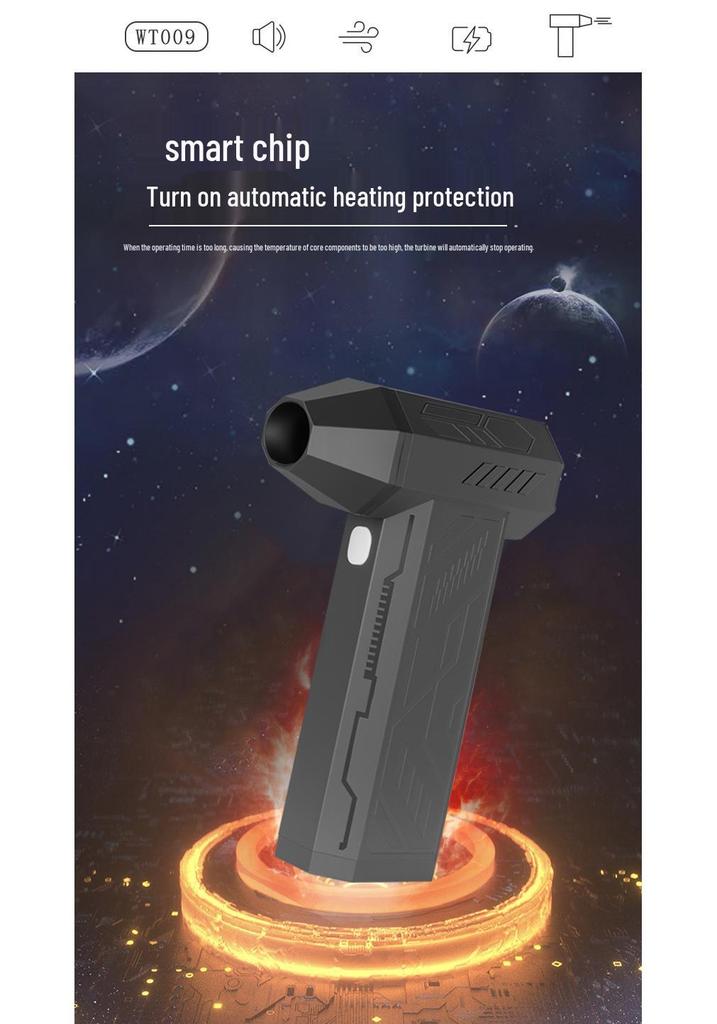 New Turbo Powerful Portable Hair Dryer with High-Speed Brushless Motor