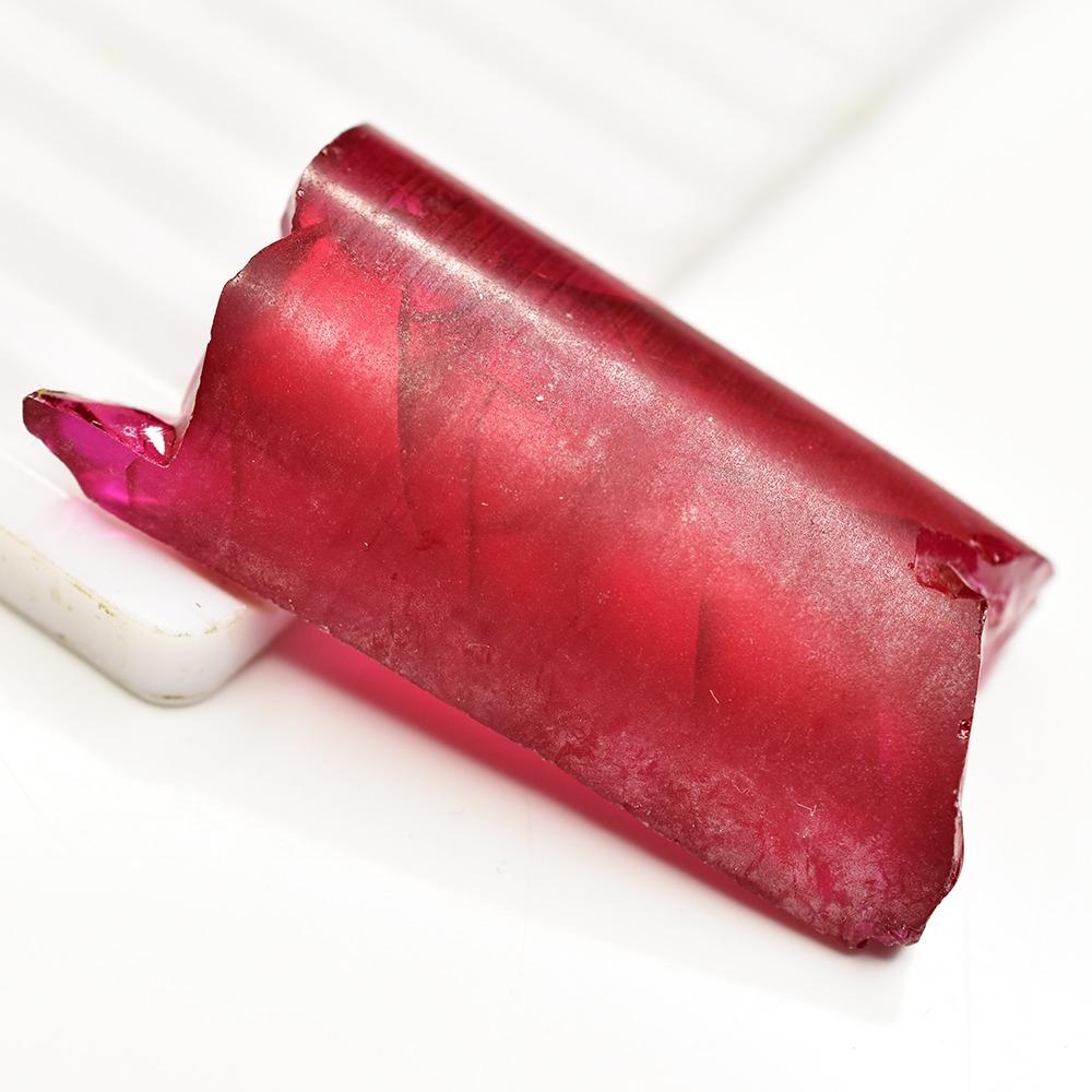CERTIFIED Natural Red Ruby 155.30 Ct Uncut Loose Gemstone Uncut Raw Rough P-1068-Sa