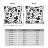 Mickey Cartoon Square Pillow Case  Cushion Cover Funny Polyester Decorative Pillowcase for Home 40*40cm