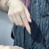 Elegant Winter Floral Women's Ring – Simple, Versatile, Non-Fading Index Finger Accessory