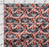 Soimoi Geometrischer Druck, Baumwollbatist, Quiltstoff, verkaufter Massenware 42 Zoll breit, mittelschwerer Baumwollstoff,