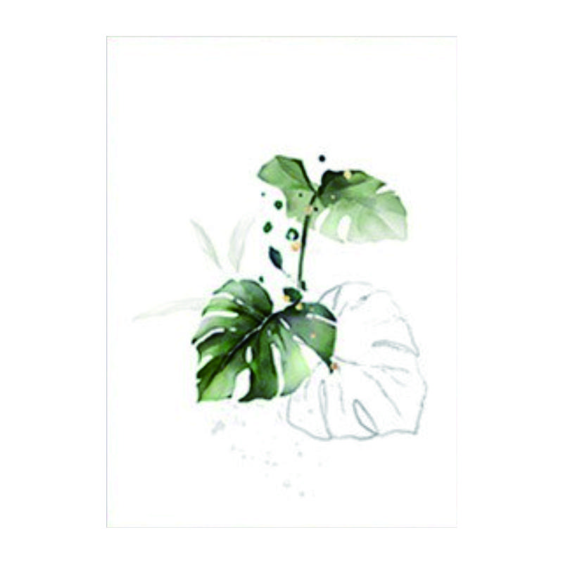 Watercolor Plant Canvas Poster Leaf Botanical Art Print Minimalist Painting Nordic Style Picture Modern Living Room Decoration