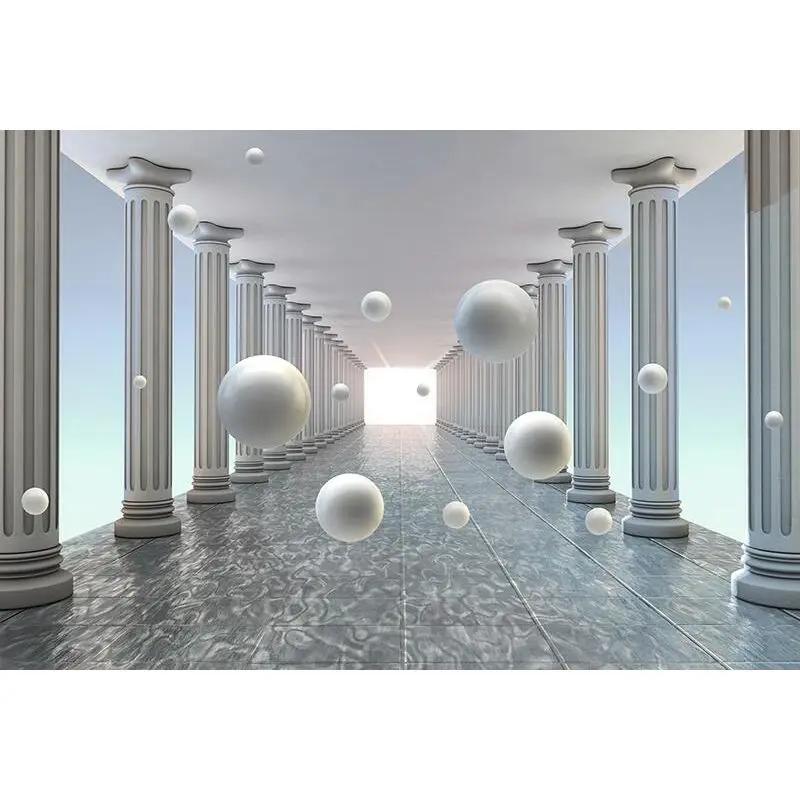 Tapet 3D mural modern minimalist extensie vizuală coridor fundal hârtie de perete