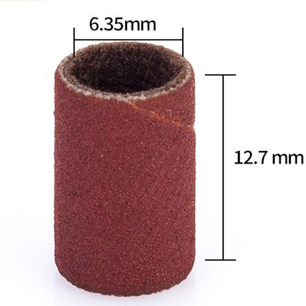 Buy 100Pc 80600Grit 8MM/14MM Sand Drum Sanding Kit Rubber Mandrels For Dremel 4000 at