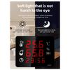 Digital Hygrometer Outdoor Indoor Sauna Thermometer WIth Alarm Digital Wall Clock Temperature Meter And Sensor