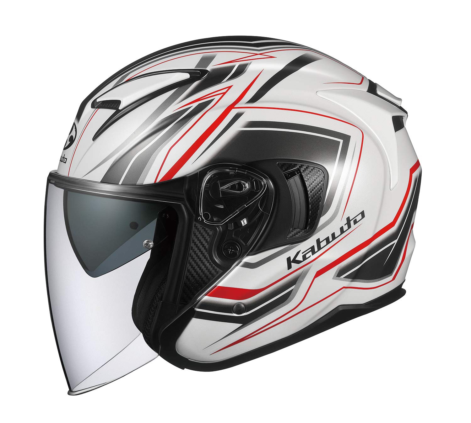 

OGK KABUTO Motorcycle Helmet Jet EXCEED CLAW Pearl White 581527 (Size S)