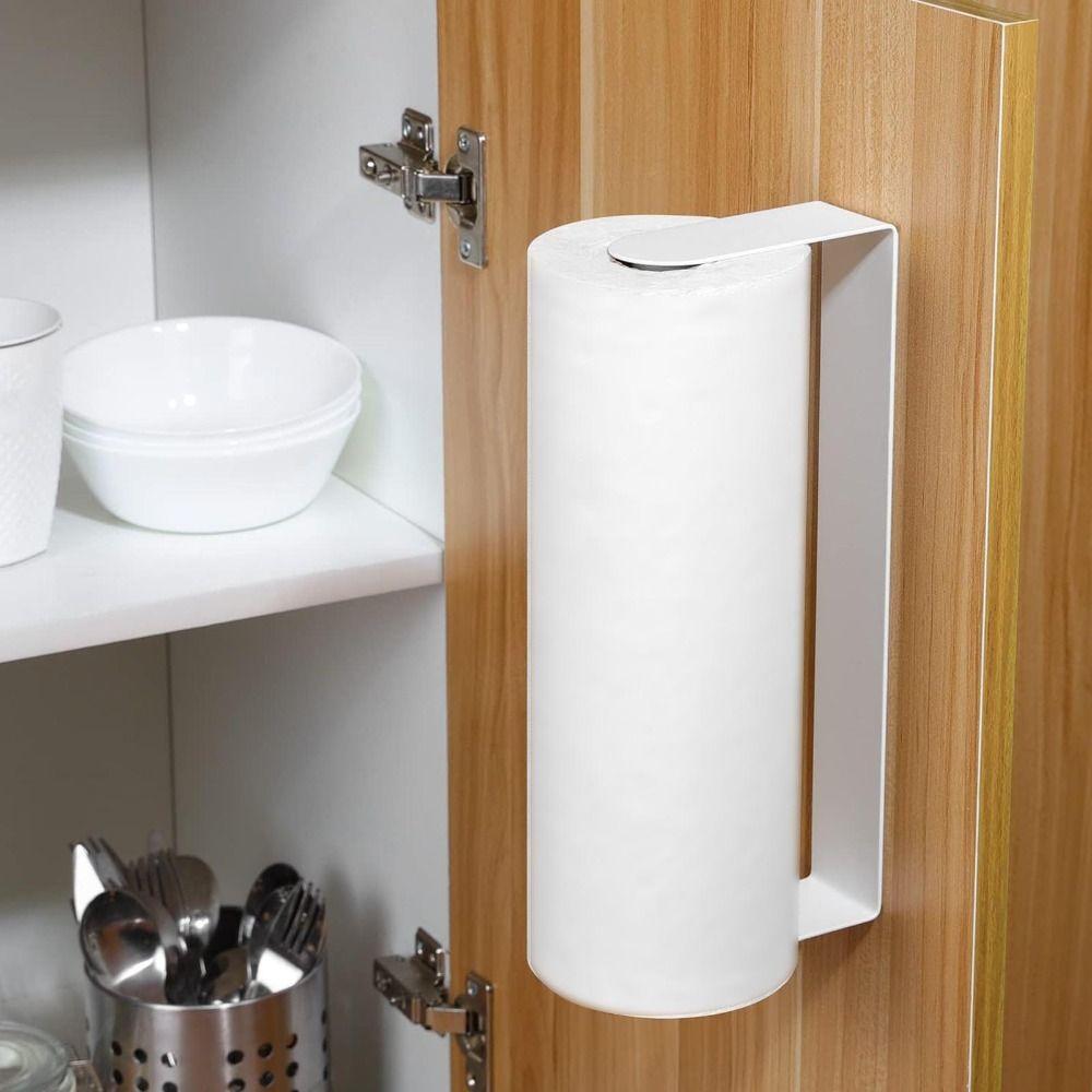Black White Paper Towel Holder under Cabinet Acrylic Paper Towel Rack  Home Office