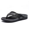 Men's Colorblock Massage Sole Flip Flops - Plus Size Lightweight Beach Toe Post Slippers for Outdoor Casual Wear