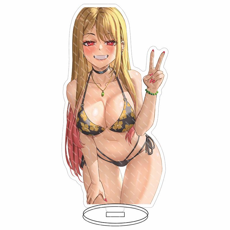 16Cm Anime My Dress Up Darling Series Acrylic Stand Cute Cartoon Character Kitagawa Marin Gojo Wakana Creativity Stand Toy