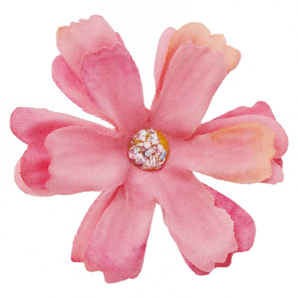 Christmas Tree Party Decoration Sparkling Flower Ornaments Set of 10