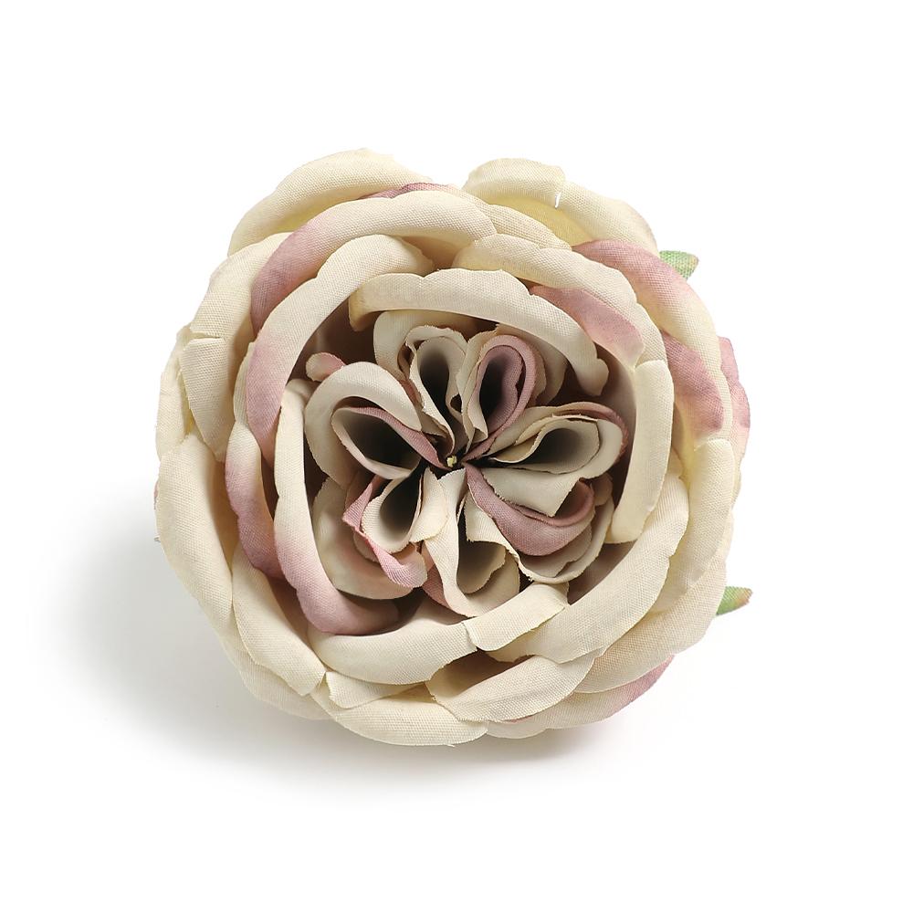 1/2/5Pcs Silk Retro Rose Heads Artificial Flower Decor Wedding Bridal Hairdress Home Party Decoration Fake Flower Wall Accessory