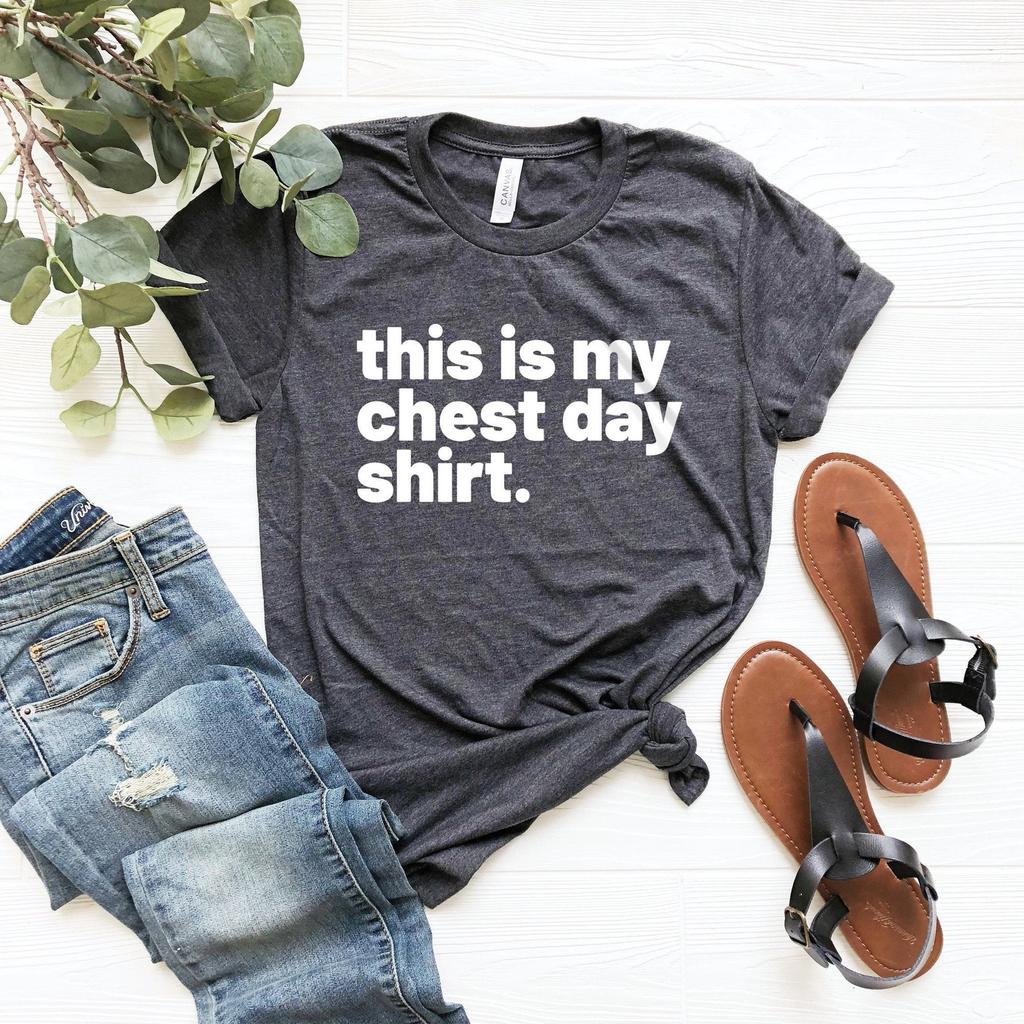 Chest day t-shirt, funny gym shirt, workout tee, chest day t-shirt, workout shirt, gym lover chest day t-shirt, funny chest day shirt,