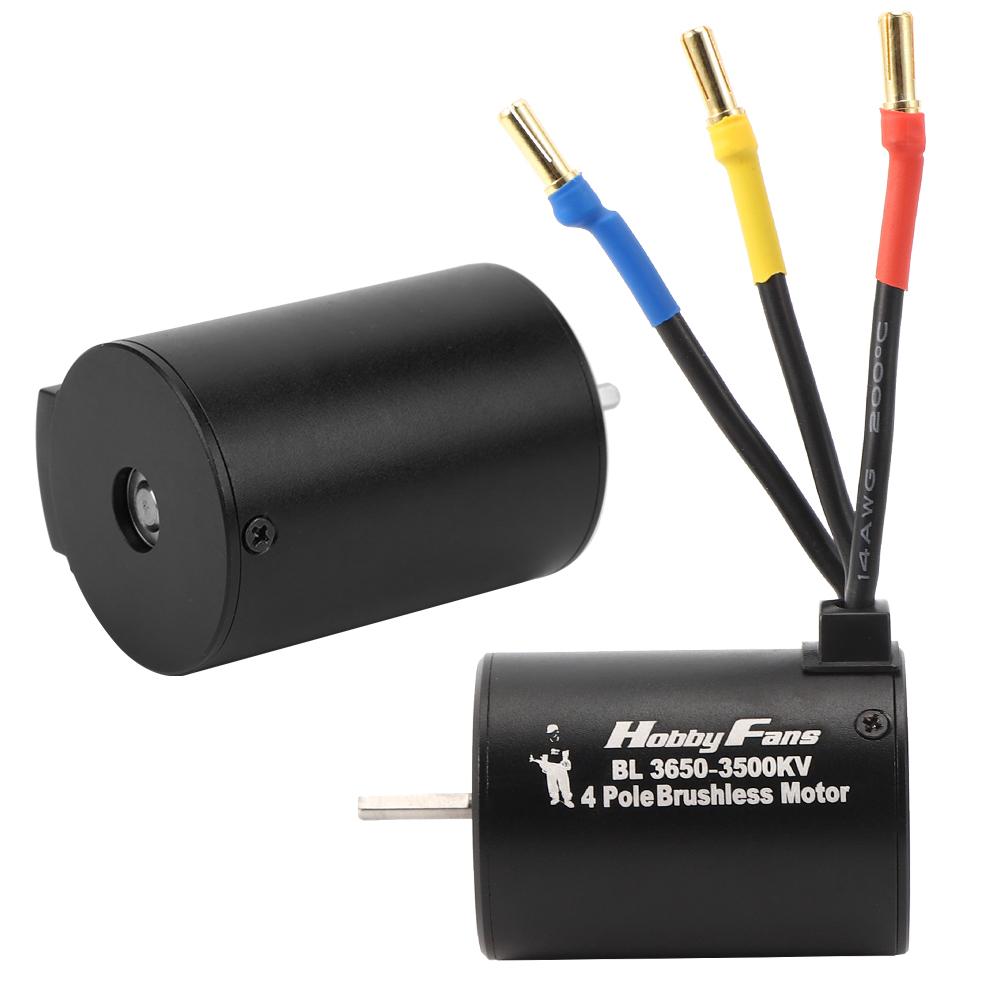 HOBBYFANS 3500KV Brushless Sensorless Motor Accessory Fit for HSP 94123 1 10 RC Car
