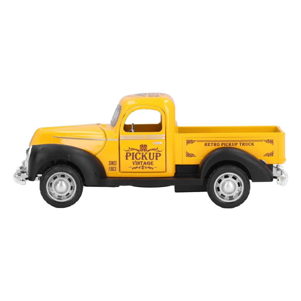 1:32 Scale Alloy Truck Model Toy Diecast Pull Back Ornament Vintage Car Replica Truck Toy for