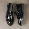 Fashion Mens Dress Shoes Genuine Leather Men Shoes Sneakers Male Sneakers Man Trend Leisure Sneaker Tassel Loafers Big Size 38-46