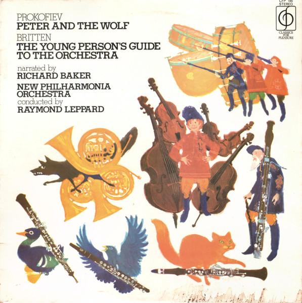 

LP Record PROKOFIEV BRITTEN NARRATED BY RICH Peter And The Wolf The Young Pers CFP185 CLASSICS FOR P 1971 UK Classical Used