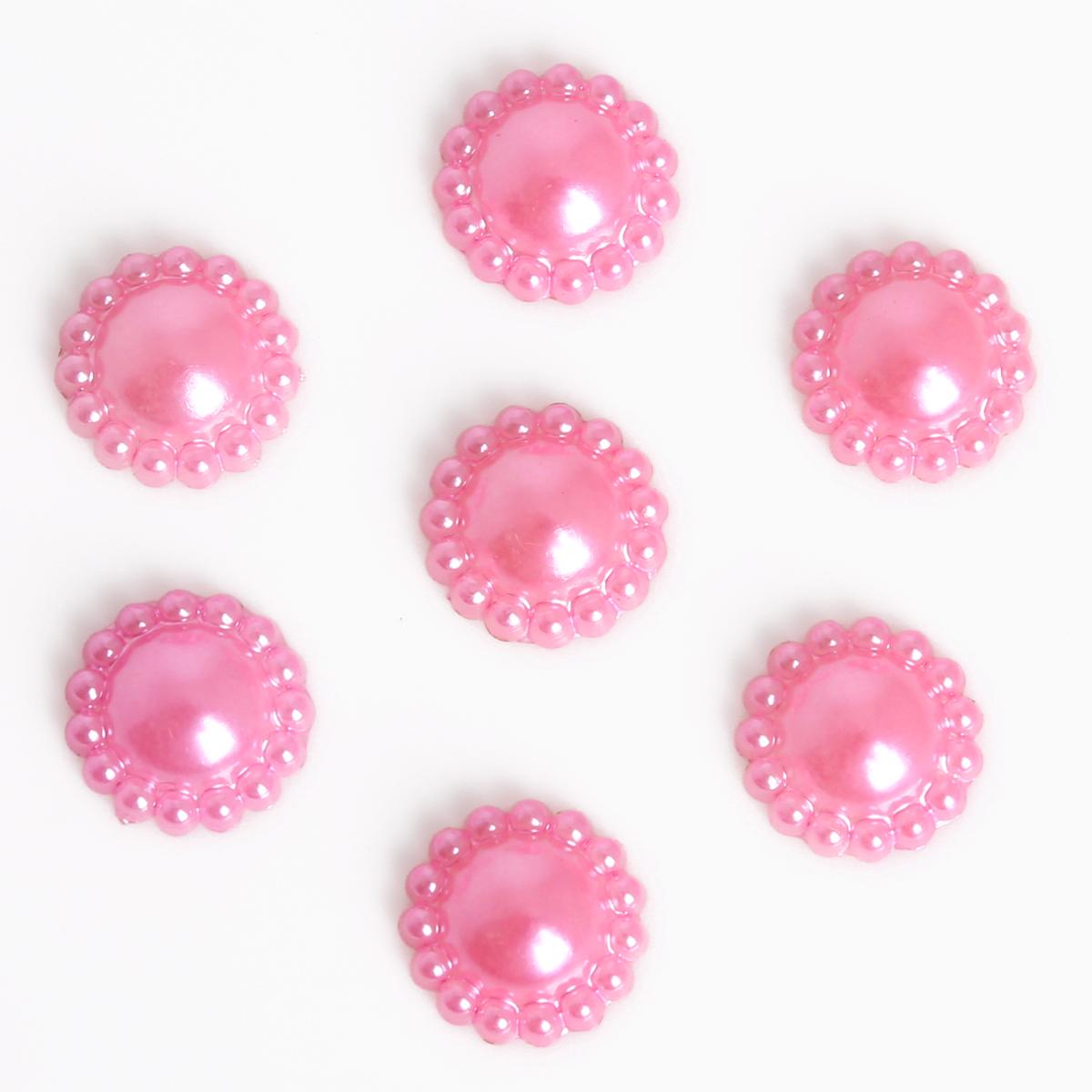 

50 шт. полукруглые бусины из АБС-пластика с плоской задней частью для DIY, пустая основа, кабошоны, ювелирные изделия, украшения для скрапбукинга, свадебные открытки, украшения розовый