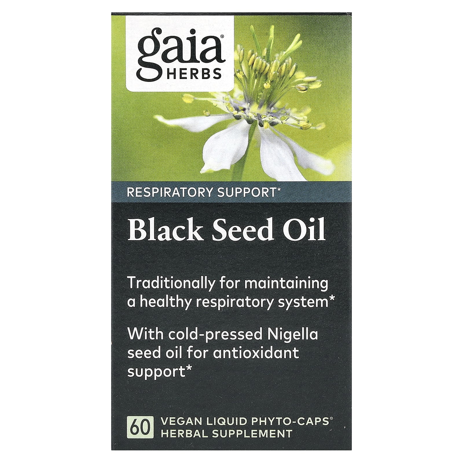 

Black Seed Oil, Veggie Liquid Phyto-Caps 60 Tablets (200Mg per Capsule)