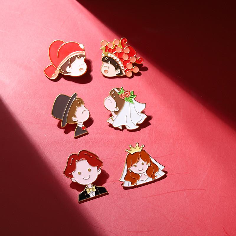 Creative Cartoon Style Brooches For Men And Women Perfect For Weddings And Parties