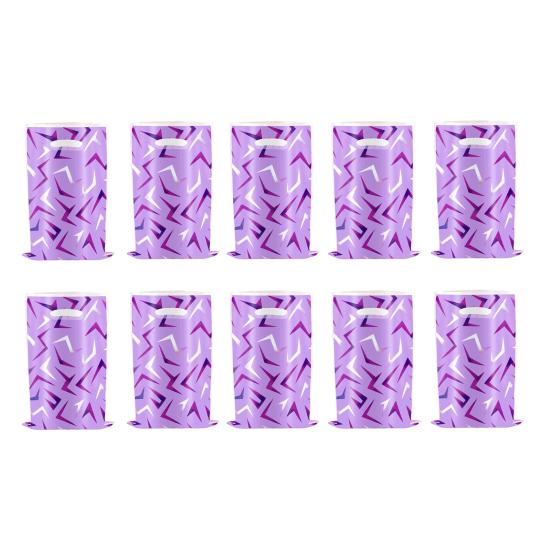 

10 Pcs Kpop Goodie Theme Purple Crack Candy Bags Print Gift Bags C