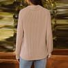 Women's Casual Fashion Long Sleeve Shirt Oversized Solid Color Tops