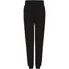 Emporio Armani FW22 Logo Print Color Block Sports Pants Women bottoms Black 6LTP57-TJCZZ-1200