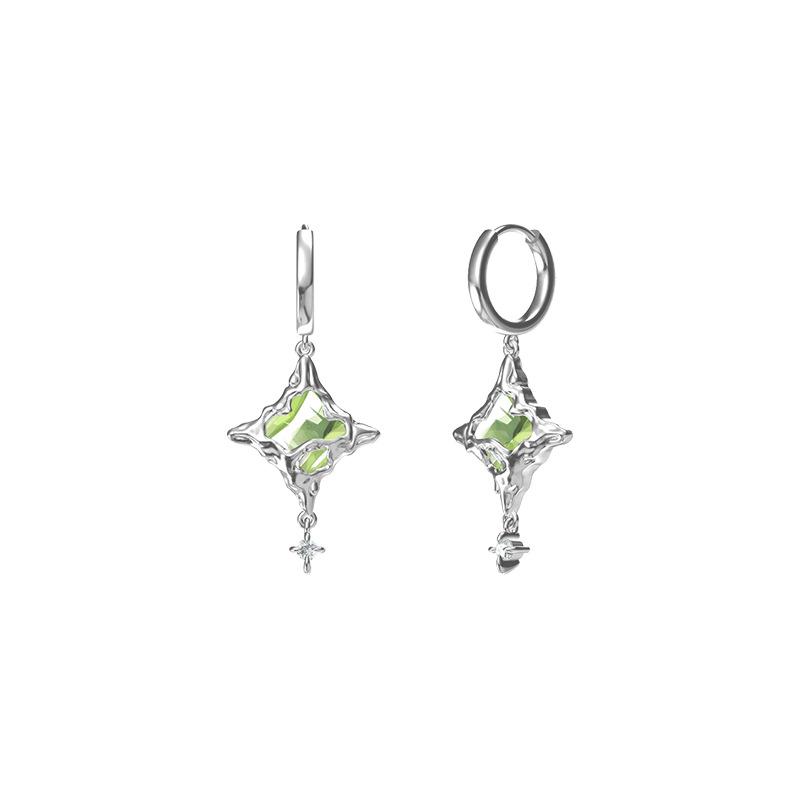 Aurora Starlight Earrings Annual Trend Cool Niche Design Personalized Earrings Fashion Temperament Jewel Earrings Women