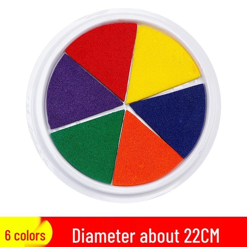 Washable Finger Paint Ink Pad for Kids: Perfect for Kindergarten Art and Palm Prints