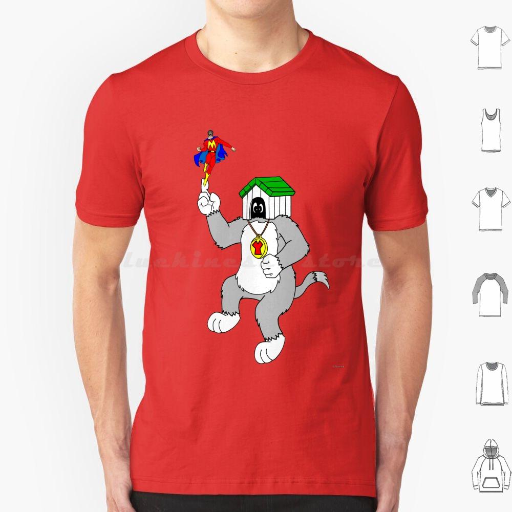 M Man And Yukk Ugly Dog T Shirt 6xl Cotton Cool Tee Mighty Man And Yukk Cartoon Comic Laughs Comedy Hero Dog Little Tv Show Hb